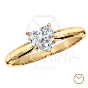 Anillos Compromiso Mujer En Oro