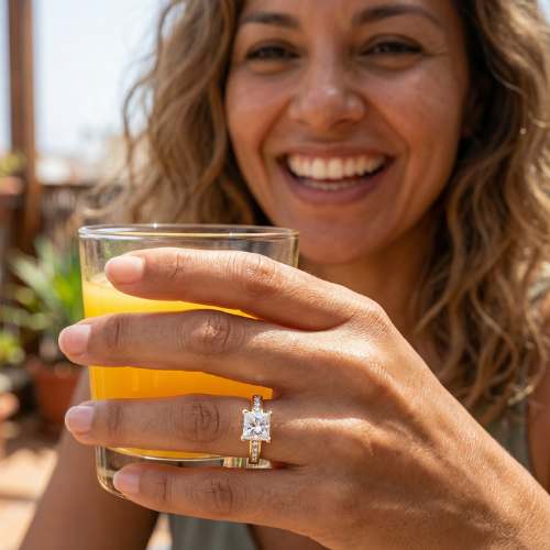 Anillo De Compromiso Oro 18K / REF. 160COA - Imagen 2