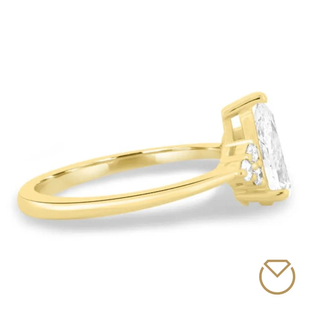Anillo De Compromiso Oro 18K / REF. 175COA - Imagen 2
