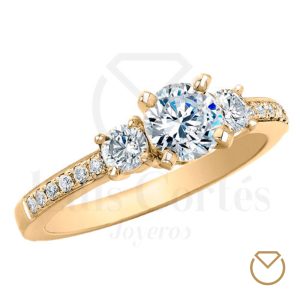 Anillo De Compromiso Oro 18K / REF. 170COA