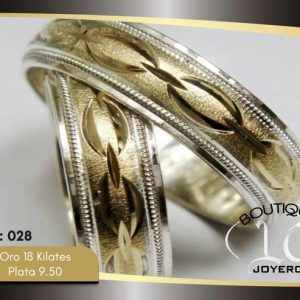 Argollas De Oro Plata / REF. 139AOP
