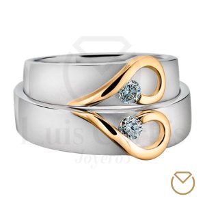 Argollas De Oro Plata Especiales / REF. 160AOPE