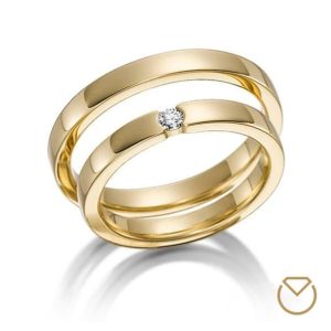 Argollas De Oro 18K/750 REF. 026AOA