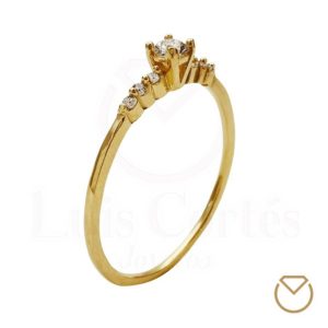 Anillo De Compromiso Oro 18K / REF. 157COA