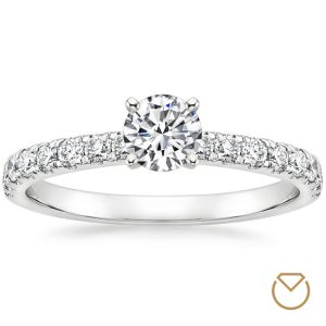 Anillo De Compromiso Oro 18K / REF. 041COB