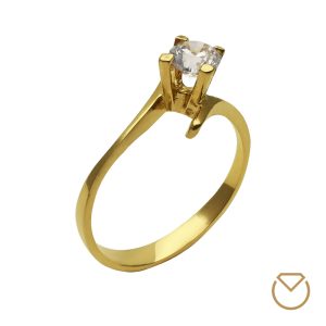 Anillo De Compromiso Oro 18K / REF. 111COA