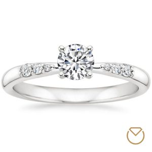 Anillo De Compromiso Oro 18K / REF. 021COB