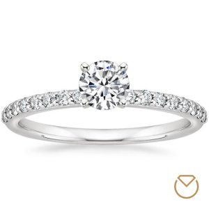 Anillo De Compromiso Oro 18K / REF. 028COB