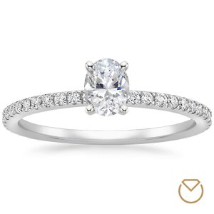 Anillo De Compromiso Oro 18K / REF. 034COB