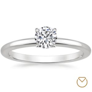 Anillo De Compromiso Oro 18K / REF. 001COB