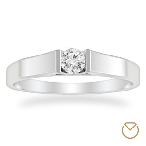Anillo De Compromiso Oro 18K / REF. 002COB