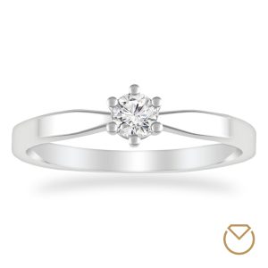 Anillo De Compromiso Oro 18K / REF. 005COB