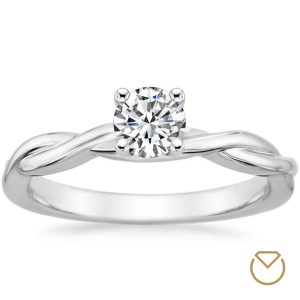 Anillo De Compromiso Oro 18K / REF. 012COB