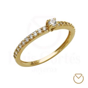 Anillo De Compromiso Oro 18K / REF. 150COA