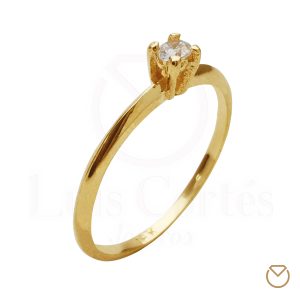 Anillo De Compromiso Oro 18K / REF. 158COA