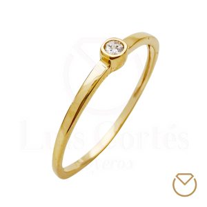 Anillos Oro De Compromiso 18k