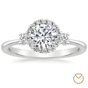 Anillo De Compromiso Oro 18K / REF. 054COB