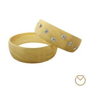 Argollas De Oro 18K/750 REF. 042AOA