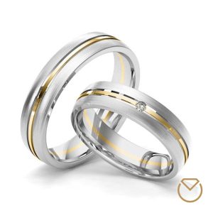 Argollas de matrimonio con esmeralda