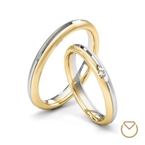 Argollas de matrimonio en oro 18k