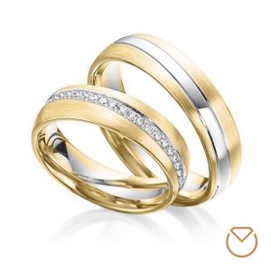 argollas de matrimonio en oro modernas