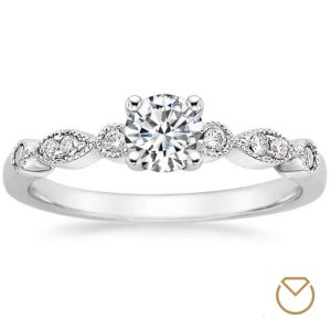 Anillo De Compromiso Oro 18K / REF. 027COB