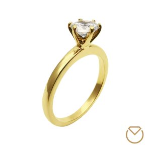 Anillos Compromiso De Oro