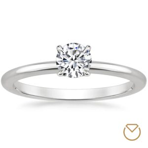 Anillo De Compromiso Oro 18K / REF. 016COB