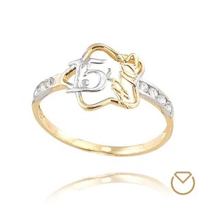 Anillo Quince Años En Oro / REF. 012QOA