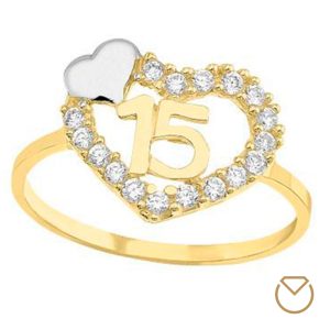Anillo Quince Años En Oro / REF. 019QOA