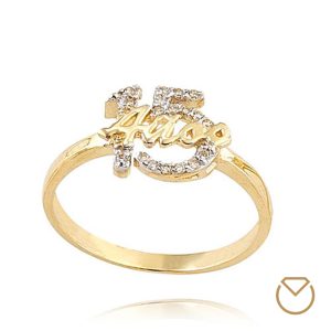 Anillo Quince Años Oro / REF. 008QOA