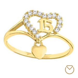 Anillo Quince Años Oro / REF. 018QOA